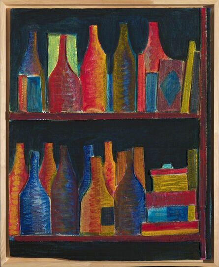 Mikhail Roginsky, ‘Orange bottels on black background’, 1978