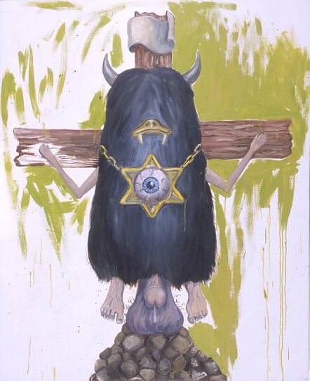Manuel Ocampo, ‘Crucified  Monster’, 2003
