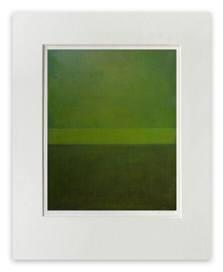 Janise Yntema, ‘Linear Moss (Abstract painting)’, 2021