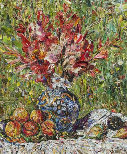 Vik Muniz, ‘Flowers and Fruit, after Pierre-Auguste Renoir’, 2013