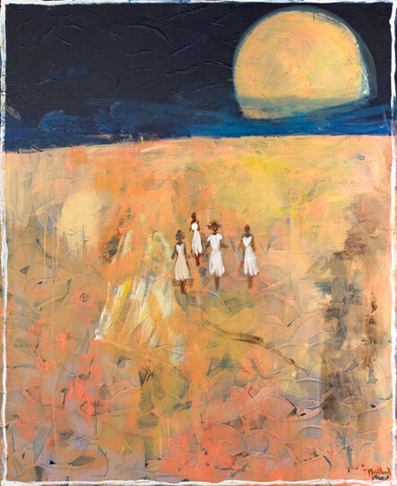 John Maitland, ‘Girls in White Celestial View’, 2023