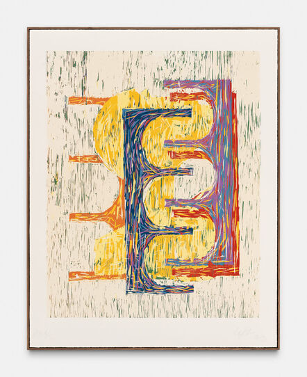 Wyatt Kahn, ‘New Houston Street (9 Color Woodcut)’, 2022