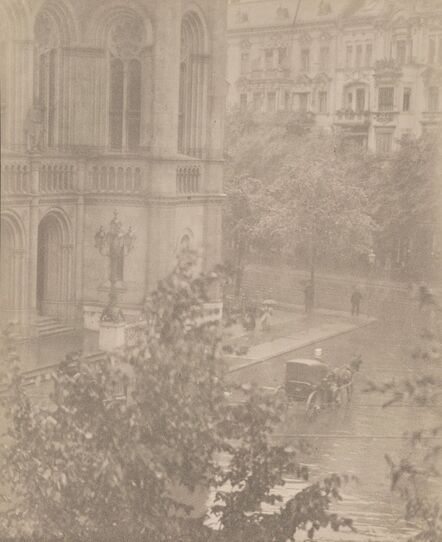 Alfred Stieglitz, ‘Snapshot - From My Window, Berlin’, circa 1907-printed later