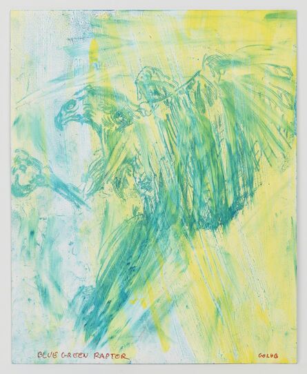 Leon Golub, ‘Blue Green Raptor’, 2002