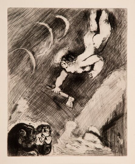 Marc Chagall, ‘Le Bucheron et Mercure from Des Fables De La Fontaine’, 1952