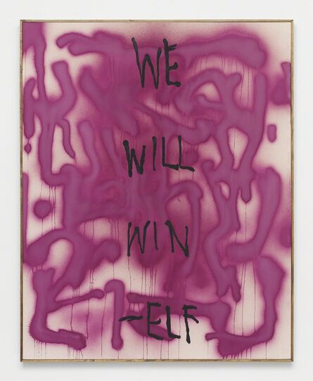 Brad Troemel, ‘WE WILL WIN -ELF -- Oregon Graffiti from ELF archive w/ Subversive STREET ART organic cold pressed beet paint (Proceeds support ELF, Greenpeace, Planned Parenthood) Support ETHICAL treatment’, 2014