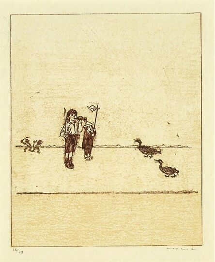 Max Ernst, ‘ La ballade du soldat’, 1972