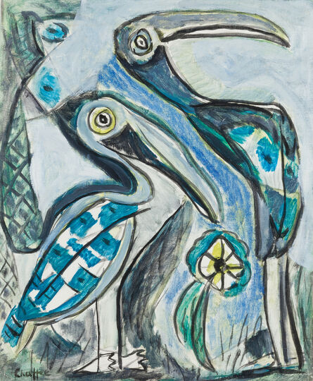 Oliver Chaffee, ‘Two Pelicans’, 1938