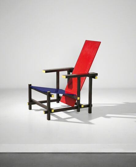 Gerrit Thomas Rietveld, ‘'Red-blue' armchair’, designed 1919-executed ca. 1970