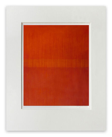 Janise Yntema, ‘Linear Orange (Abstract Painting)’, 2021