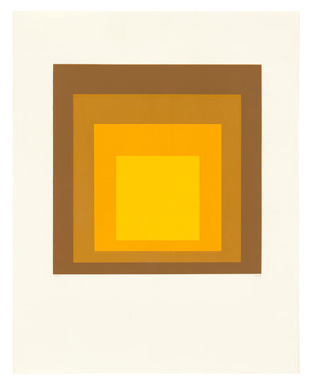 Josef Albers, ‘Hommage au carré’, 1965