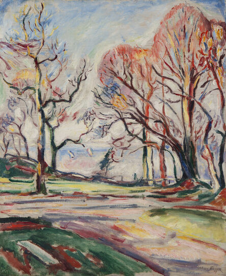 Othon Friesz, ‘Paysage avec arbres - La côte de Grâce’, 1907