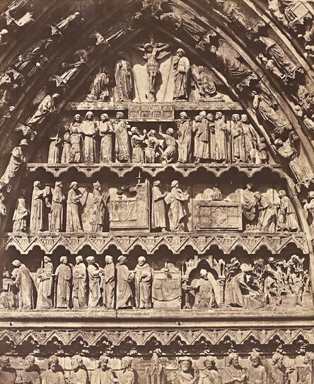 Bisson Frères, ‘Cathédrale d’Amiens, Tympan de l’une des Porte’, 1854 / 1854
