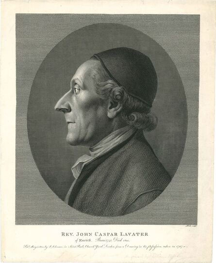 William Blake (1757-1827), ‘Rev.John Caspar Lavater’, J.Johnson-1 May 1800 [after 1801]