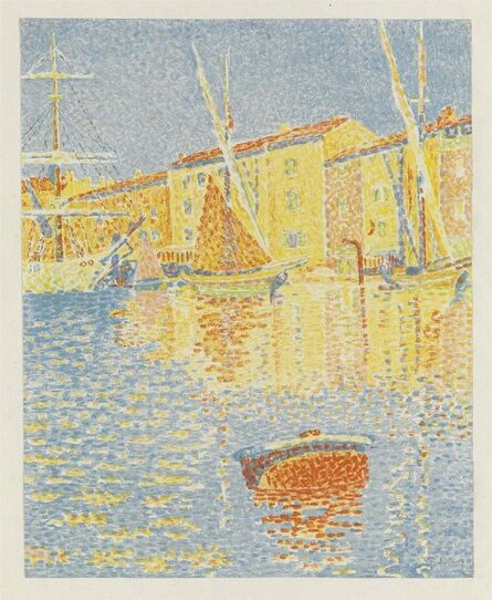 Paul Signac, ‘La Bouee (Saint-Tropez: Le Port)’, 1894