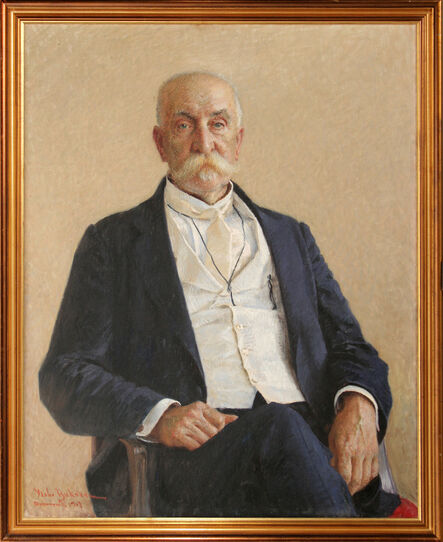 VLAHO BUKOVAC, ‘Portrait of Pero Čingrija’, 1907