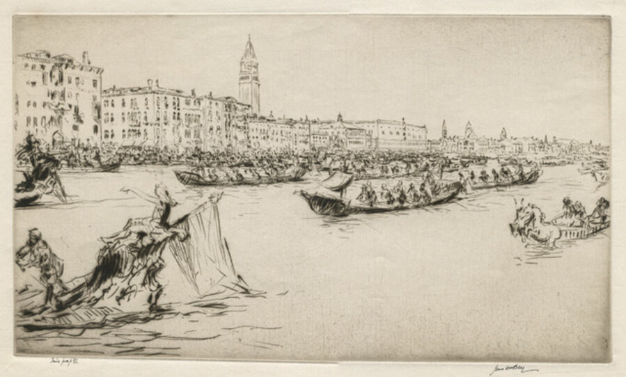 A Regatta on the Grand Canal