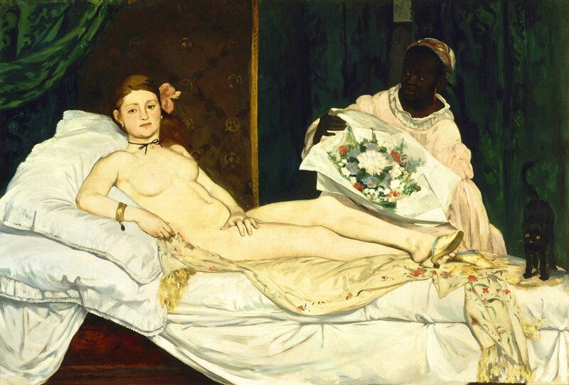 Édouard Manet, ‘Olympia’, 1863, Painting, Oil on canvas, Musée d'Orsay