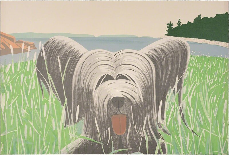 Alex Katz, ‘Dog At Duck Trap (M. 81; S. 83)’, 1975, Print, Color lithograph, on wove paper, Doyle