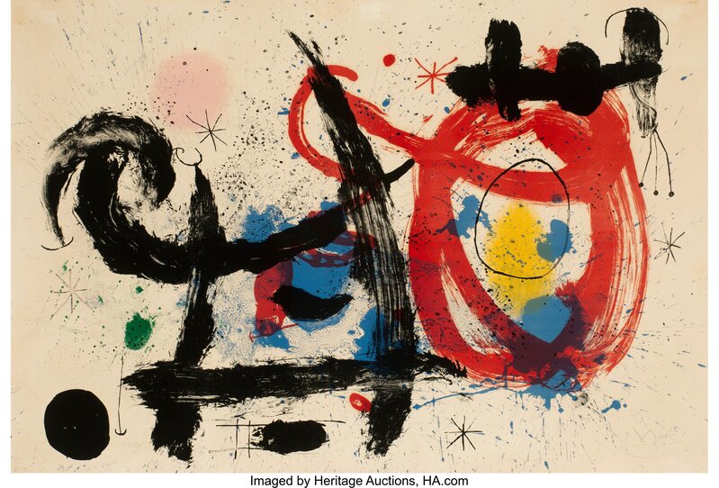 Joan Miró, ‘Le Cheval Ivre’, 1964, Print, Lithograph in colors on wove paper, Heritage Auctions