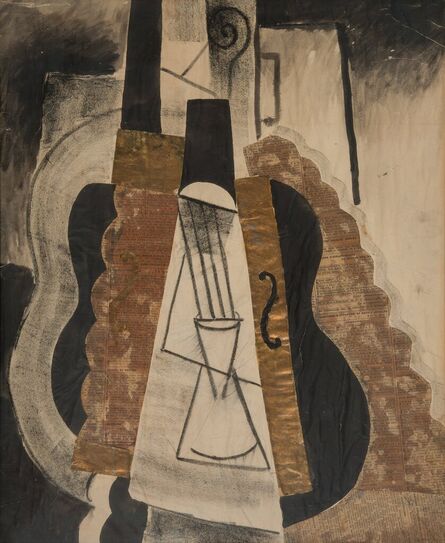 Thorvald Hellesen, ‘Composition avec guitare’, 1915