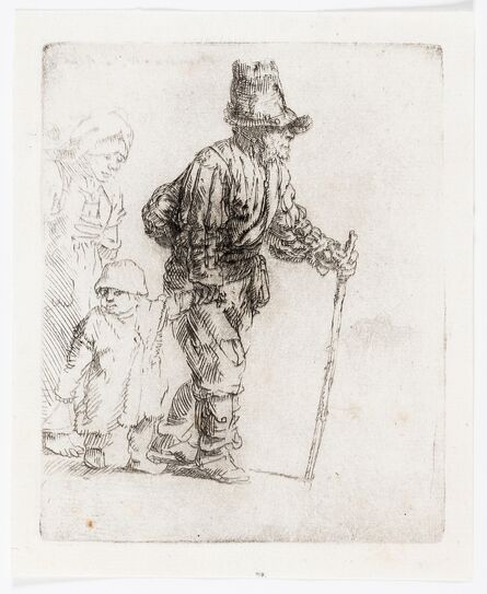 Rembrandt van Rijn, ‘Peasant Family on the Tramp’, circa 1652