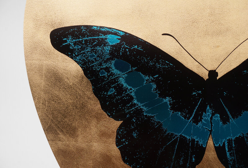 Damien Hirst, ‘I Love You Butterfly, Turquoise/Gold’, 2015, Print, Silkscreen, Foil Block, Gold leaf, Arton Contemporary