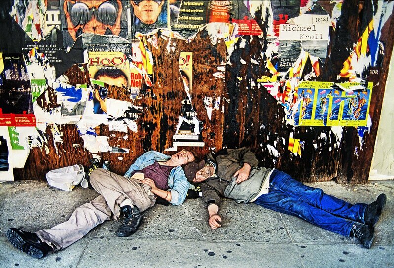 Mitchell Funk, ‘Drunks Lower East Side Manhattan’, ca. 1998, Photography, Inkjet Archival Print, Robert Funk Fine Art