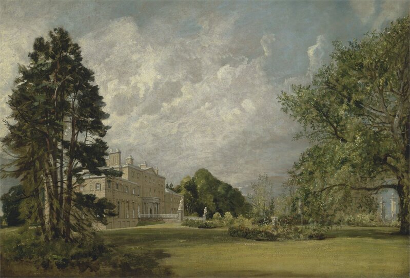 John Constable, ‘Malvern Hall, Warwickshire’, 1820 to 1821, Painting, Oil on canvas, Yale Center for British Art