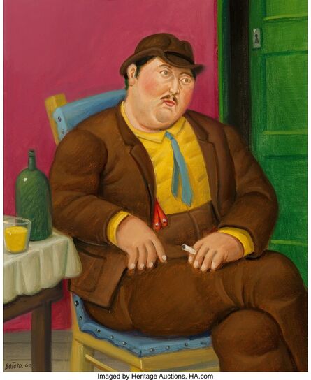 Fernando Botero, ‘Seated Man’, 2000