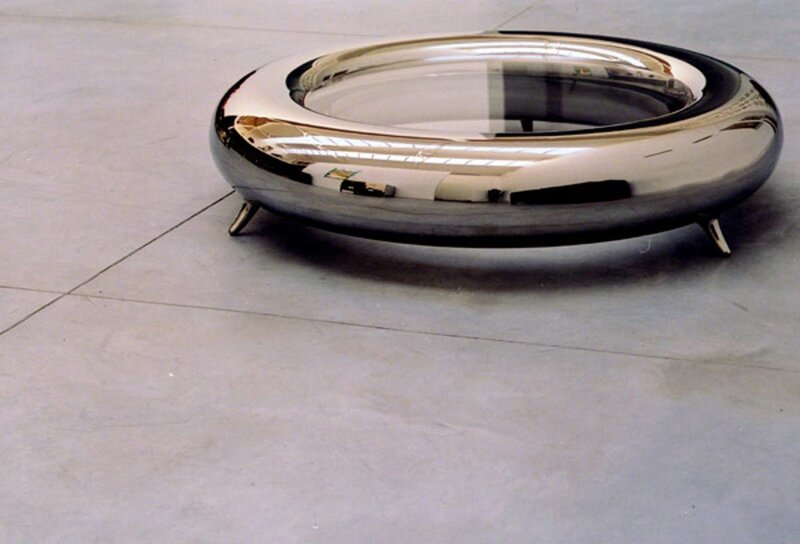 Elizabeth Garouste and Mattia Bonetti, ‘Coffee Table 'Ring'’, 1999, Design/Decorative Art, Polished stainless steel, glass, David Gill Gallery