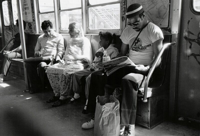 Glenn Goldstein, ‘Subway Scene’, 1986, Photography, Silver gelatin print, Fountain House Gallery