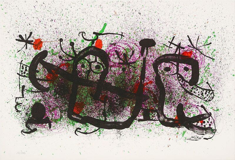 Joan Miró, ‘Ma de Proverbis’, 1970, Print, Original lithograph in colors on Arches paper, michael lisi / contemporary art