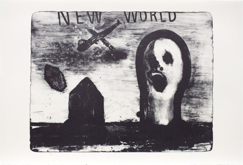 David Lynch, ‘New World’, 2014, Print, Lithograph on Japanese paper, KETELEER GALLERY