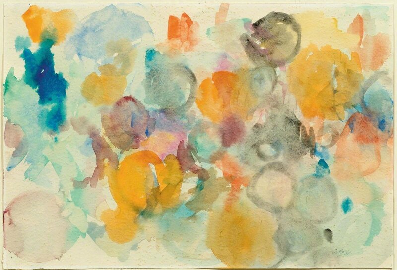 Ernst Wilhelm Nay, ‘Untitled’, 1961, Mixed Media, Watercolour on linen covered, firm paper, Koller Auctions