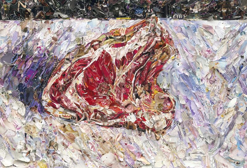 Vik Muniz, ‘Rib of Beef, after Gustave Caillebotte’, 2013, Photography, Digital C-print, Matthew Liu Fine Arts