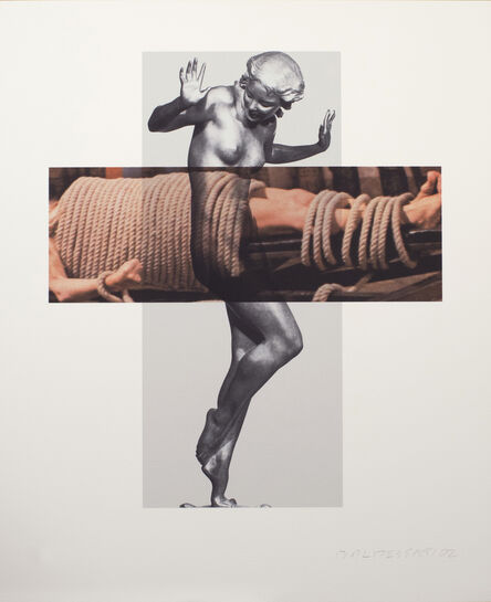 John Baldessari, ‘The Intersection Series: Statue/Bound Person’, 2002