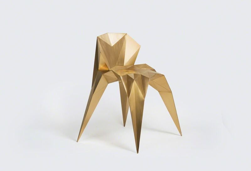 Zhoujie Zhang, ‘Heart Chair (SQN1-F2B) Brass’, 2014, Design/Decorative Art, Brass, Gallery All