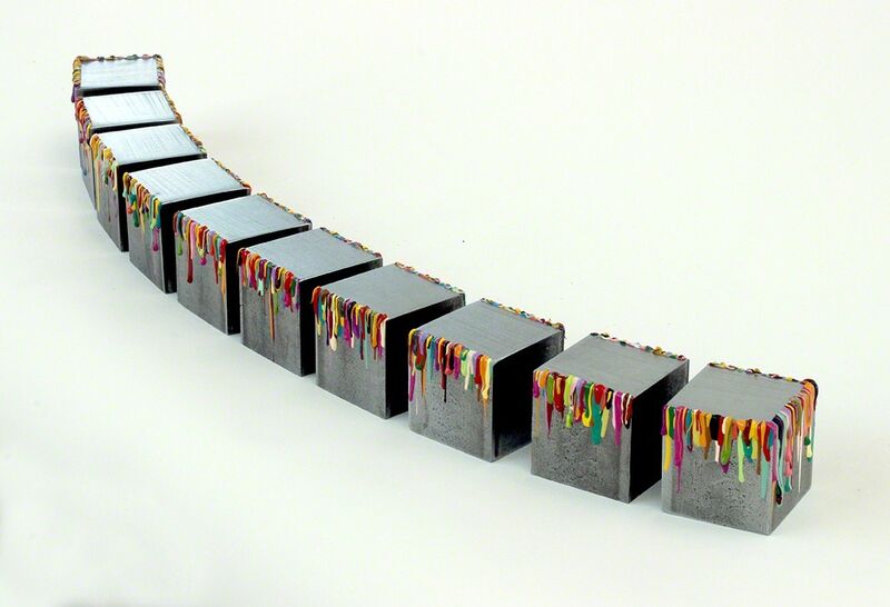 Melanie Rothschild, ‘Skyline (set of 10 cubes)’, 2014, Sculpture, Acrylic on steel, Edward Hopper House