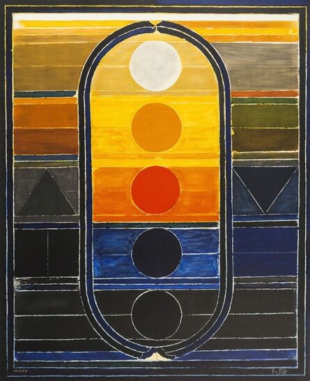 Sayed Haider Raza, ‘The Five Elements’, 2007