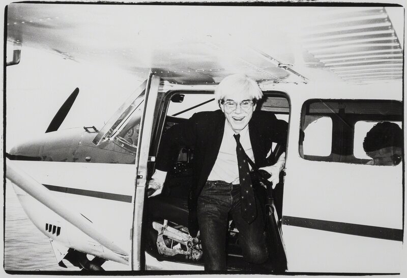 Andy Warhol, ‘Andy Warhol on a Seaplane in Montauk’, 1982, Photography, Gelatin silver, Heritage Auctions