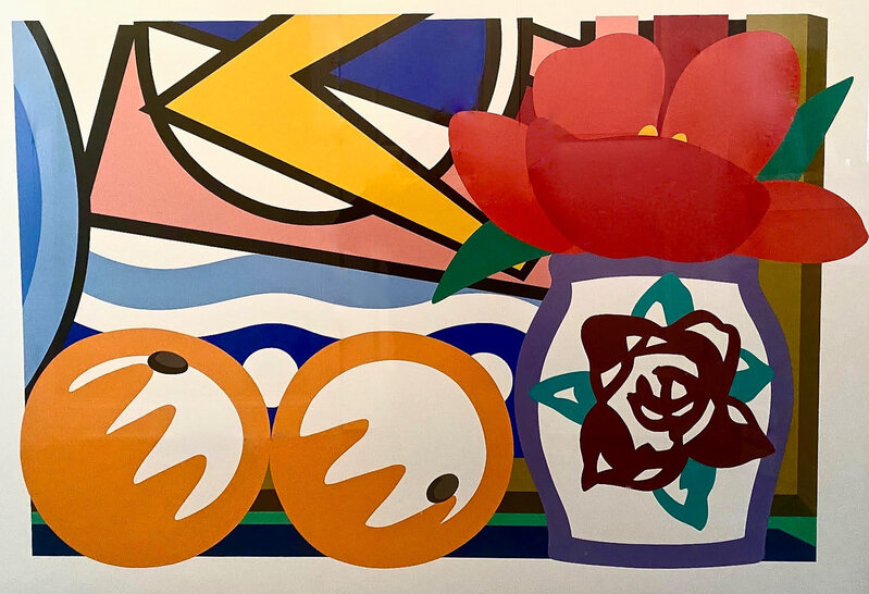 Tom Wesselmann, ‘Still Life With Lichtenstein And Two Oranges’, 1993, Print, Screenprint in colors on museum board, Artsy x Rago/Wright