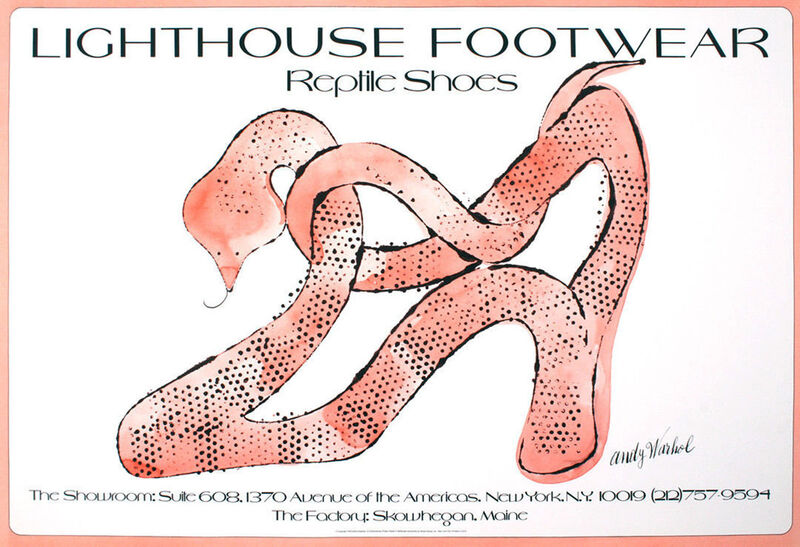 Andy Warhol, ‘Andy Warhol Shoes poster 1979 (Andy Warhol reptile shoes)’, 1979, Posters, Offset lithograph, Lot 180 Gallery