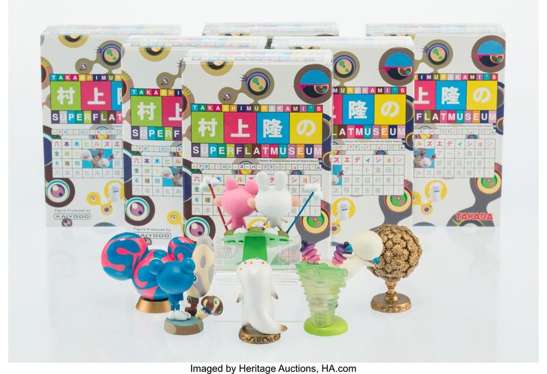 Takashi Murakami, ‘Superflat Museum (set of six)’, 2005, Other, PVC figures, Heritage Auctions