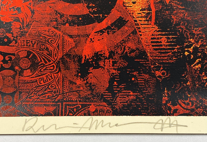 Shepard Fairey, ‘'Bob Marley: Slav'Bob Marley: Slave Driver'e Driver'’, 2015, Print, Screen print on cream, Speckletone fine art paper., Signari Gallery