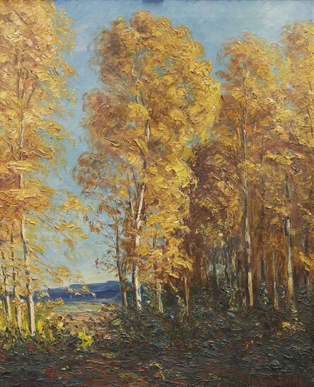 Leo Klein von Diepold, ‘Herbstwald (Autumn Forest)’