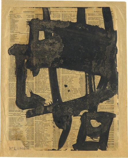 Franz Kline, ‘Untitled’, circa 1950