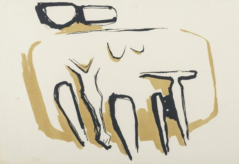 Kenneth Armitage, ‘Seated Group’, 1960, Print, Lithograph printed in colours, Forum Auctions