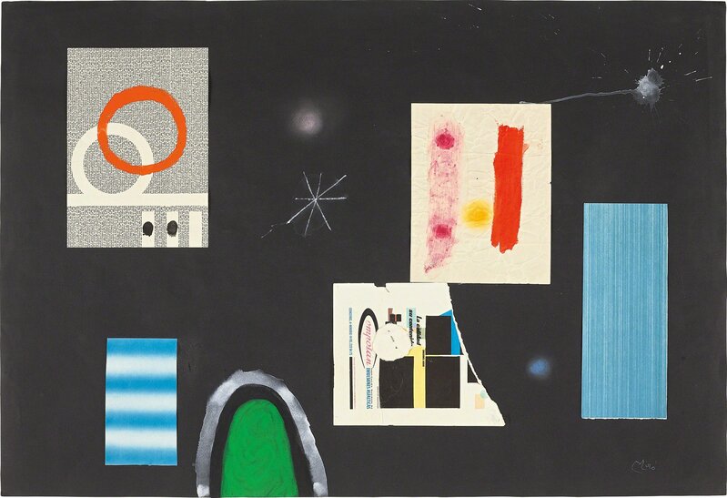 Joan Miró, ‘Untitled III’, 23711, Drawing, Collage or other Work on Paper, Gouache, watercolor, watercolor crayon, pastel and collage on paper, Phillips