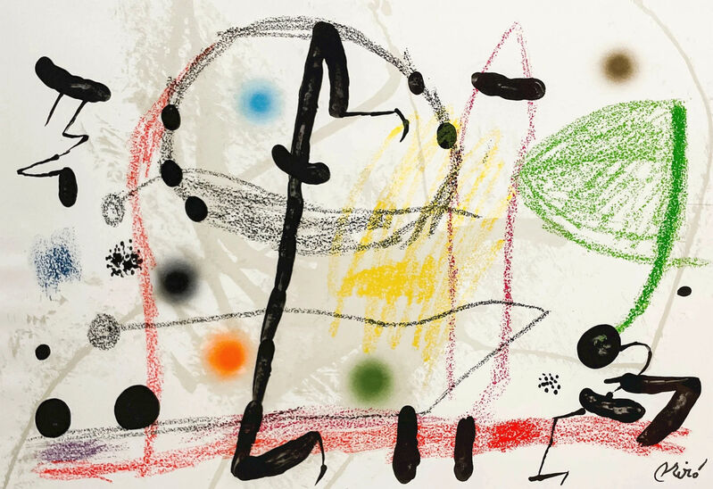 Joan Miró, ‘Maravillas con Variacones en El Jardin de Miró’, 1975, Print, Lithograph on Arches paper, Nikola Rukaj Gallery